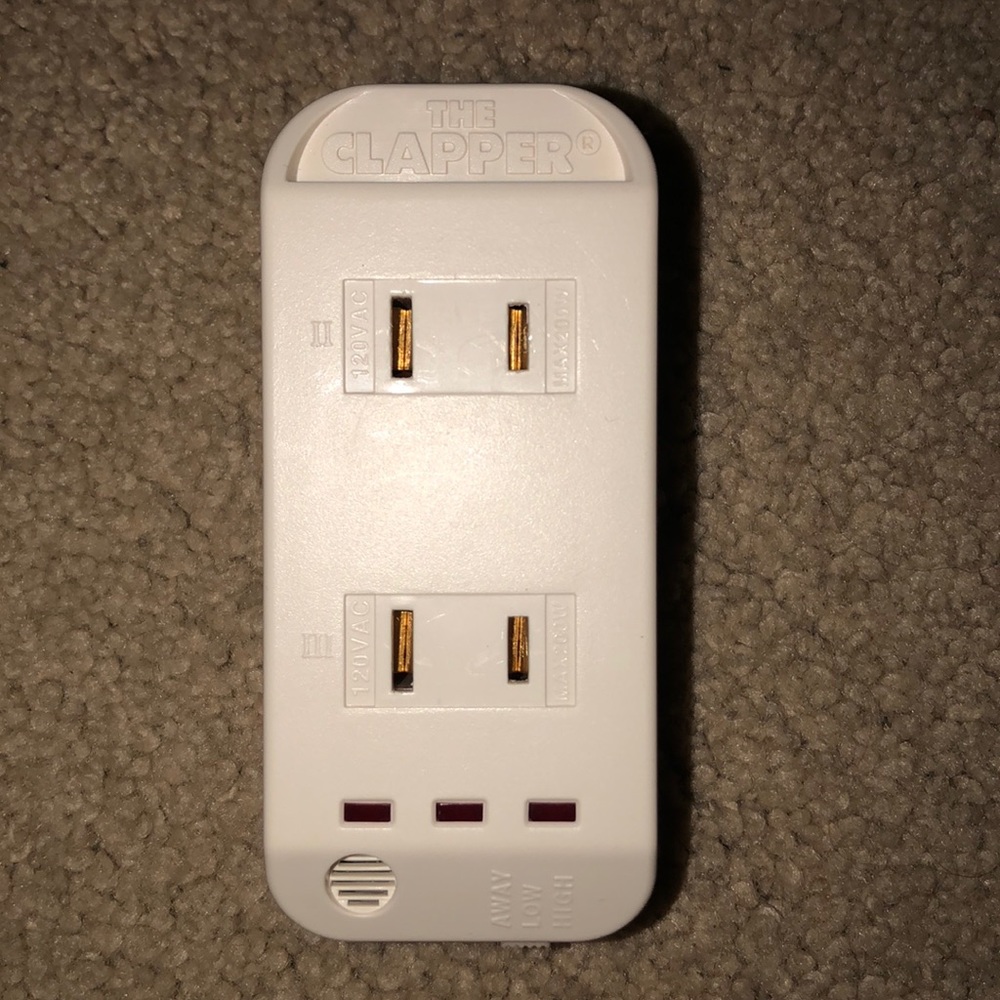 A clapper that you plug into an outlet.